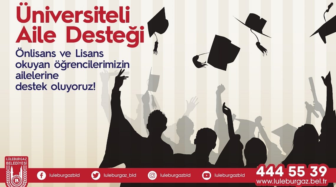 Üniversiteli ailelere destek devam ediyor!